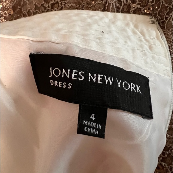 GORGEOUS JONES NEW YORK FLORAL DRESS- SIZE 4 - Picture 7 of 8